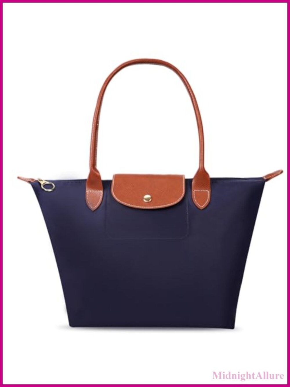 Nylon Tote Bag Lightweight Large Capacity Hobo Shoulder Handbag